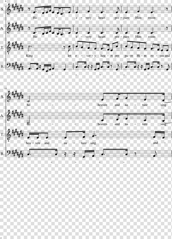 Joy To The World Pentatonix Sheet Music  HD Png DownloadTransparent PNG