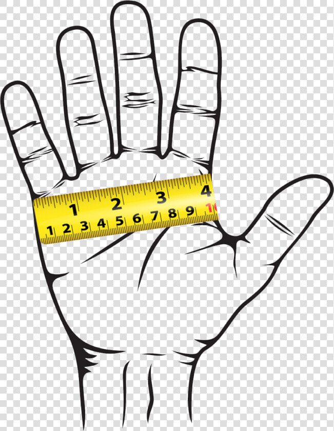 Carpalaid Hand Measurement Final   Hand Stop Sign Drawing  HD Png DownloadTransparent PNG