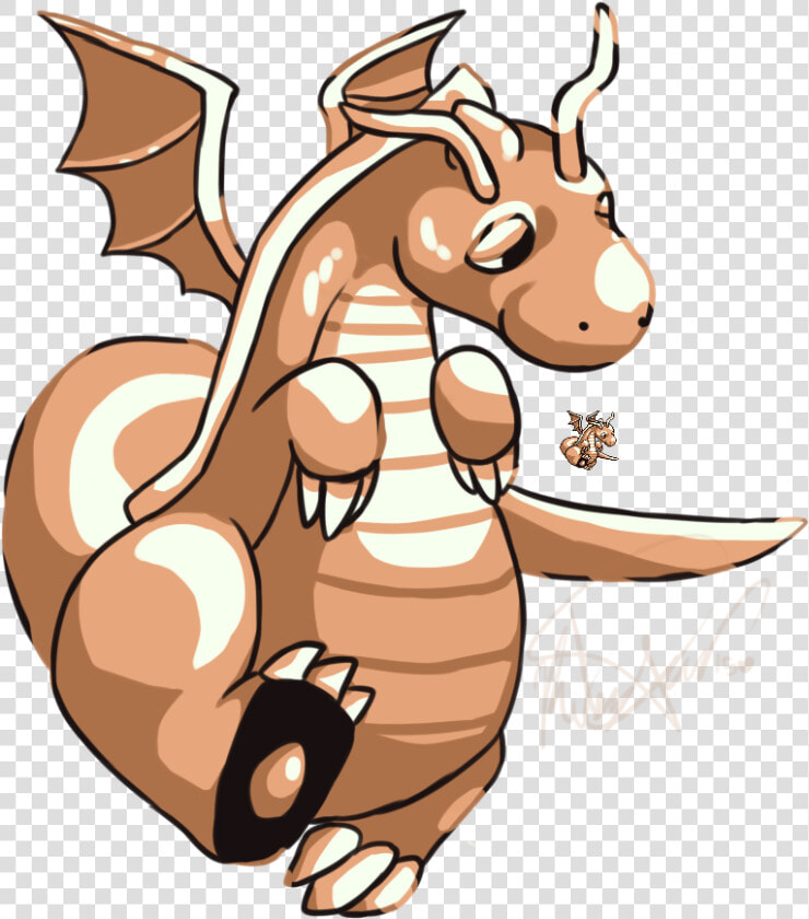 Dragonite Sprite Png   Dragonite Pokemon Red Sprite  Transparent PngTransparent PNG