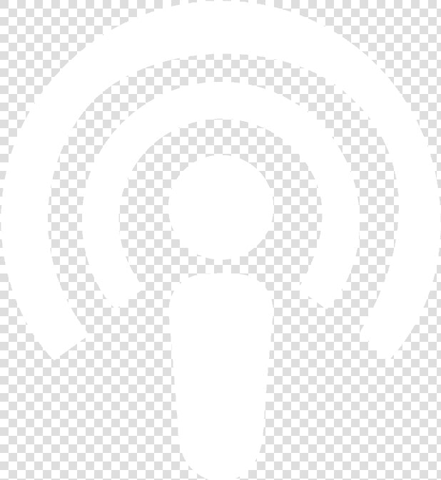 Podcast   Itunes Podcast Logo White  HD Png DownloadTransparent PNG