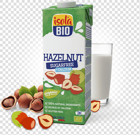 Hazelnut Drink   Isola Bio Organic Hazelnut Milk  HD Png DownloadTransparent PNG