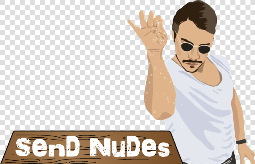 Transparent Salt Bae Png   Send Nudes Snapchat Filter  Png DownloadTransparent PNG