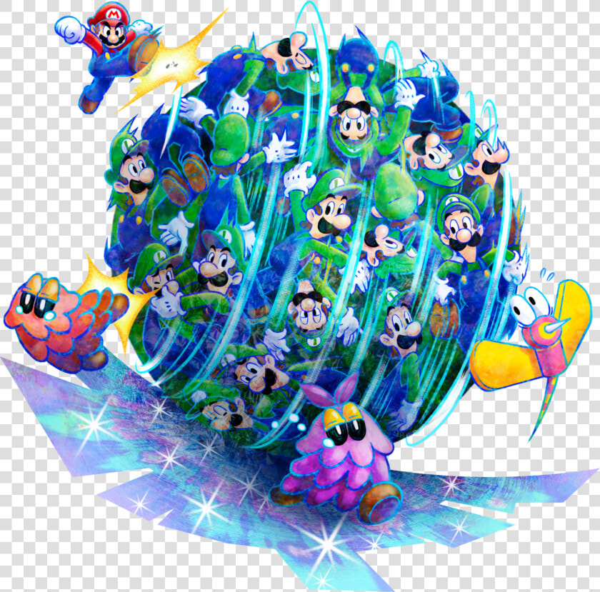 Mario And Luigi Dream Team Luigi Ball  HD Png DownloadTransparent PNG