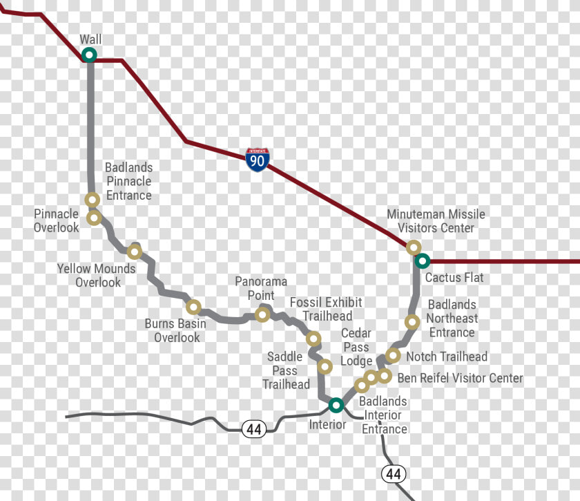 Badlands Scenic Route  HD Png DownloadTransparent PNG