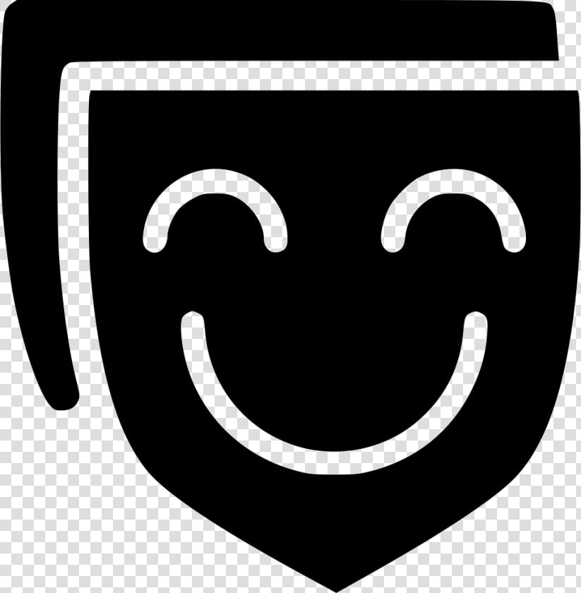 Smiling Theatre Masks   Laughter  HD Png DownloadTransparent PNG