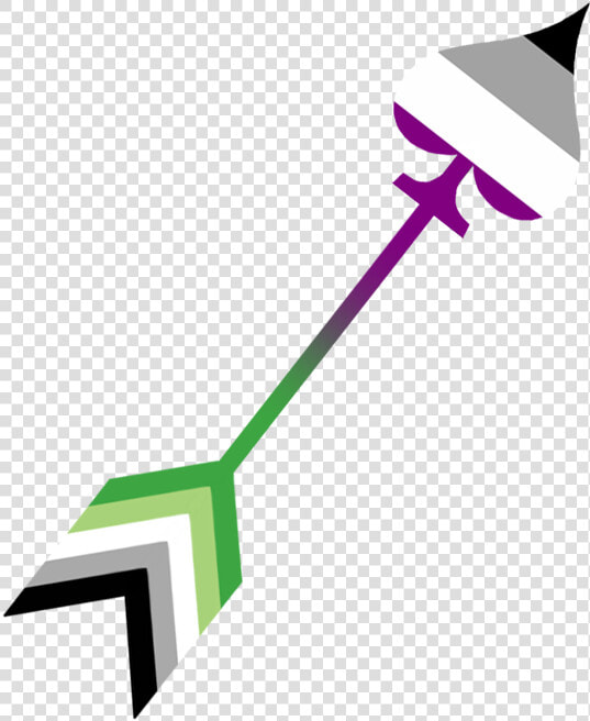 It S An Ace Of Spades Arrow   Aro Ace Tattoo  HD Png DownloadTransparent PNG