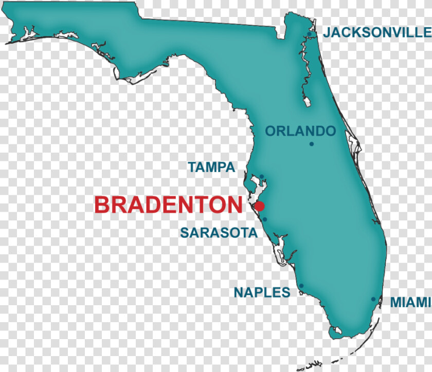 Bradenton Florida Map  HD Png DownloadTransparent PNG