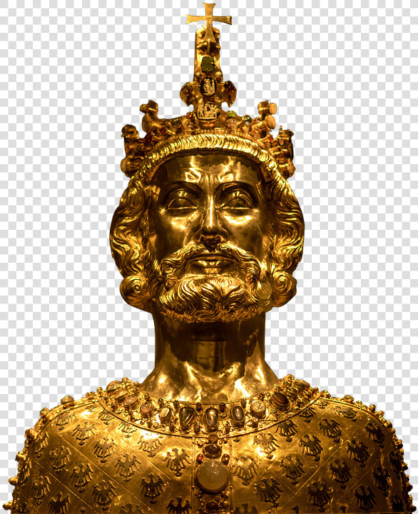 Bust Of Karl  Sculpture  Golden  Statue  Art  Antiquity   Transparent Golden Statue Png  Png DownloadTransparent PNG