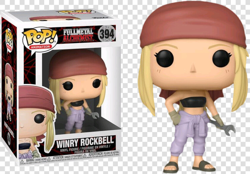 Winry Pop Vinyl Figure   Winry Rockbell Funko Pop  HD Png DownloadTransparent PNG