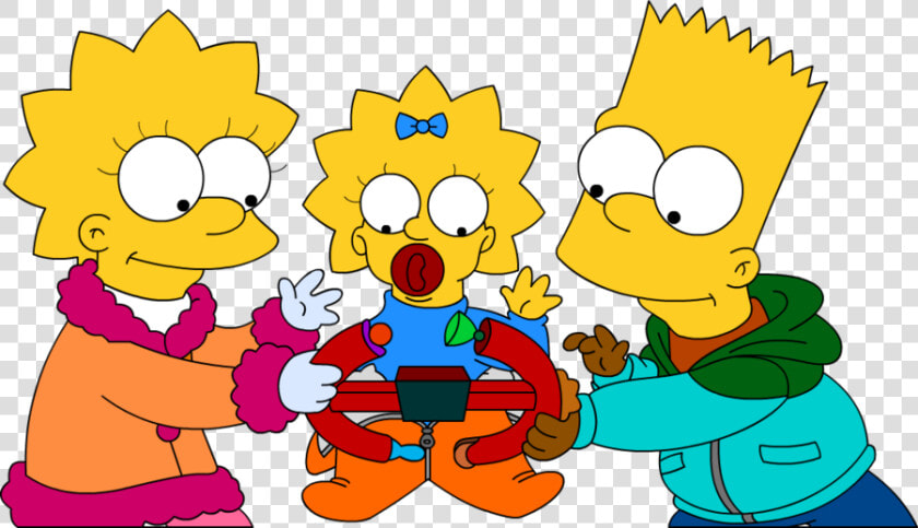 National Siblings Day The Simpsons  HD Png DownloadTransparent PNG