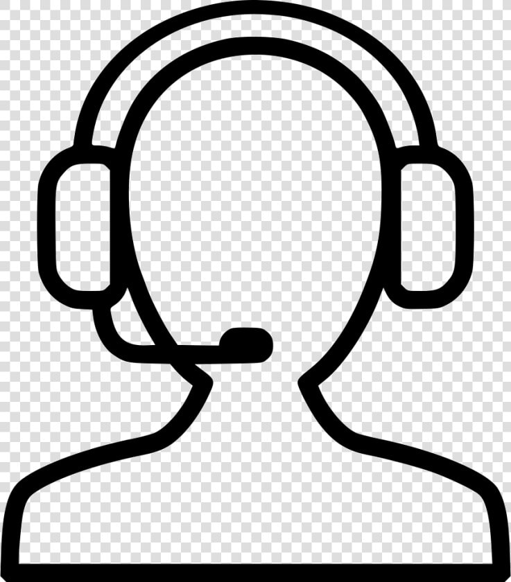 Operator Support Receptionist Help Headset   Headset Png Icon White  Transparent PngTransparent PNG