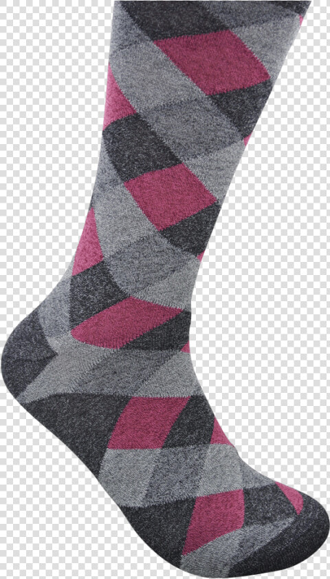 Geoff Nicholson Grey And Pink Square Socks   Sock  HD Png DownloadTransparent PNG