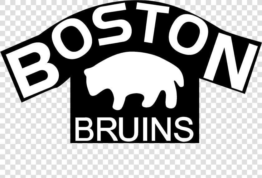 Png Bruins Logo Black And White  Transparent PngTransparent PNG