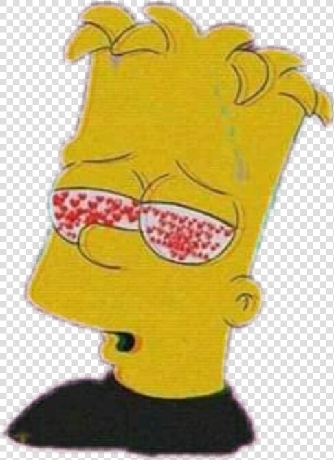  bartsimpson  simpsons  bartsad  sad  bad  aesthetic   Cartoon  HD Png DownloadTransparent PNG