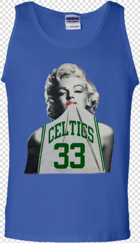 Marilyn Monroe Wearing A Larry Bird Celtics T Shirt   Marilyn Monroe Tshirt Png  Transparent PngTransparent PNG