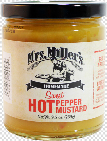 Hot Pepper Mustard   Mrs Miller  39 s Hot Pepper Mustard  HD Png DownloadTransparent PNG