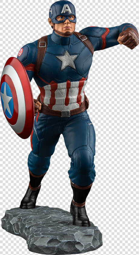 Clip Art Steve Rogers Scale Limited   Marvel Milestones Statue Civil War Movie Captain America  HD Png DownloadTransparent PNG