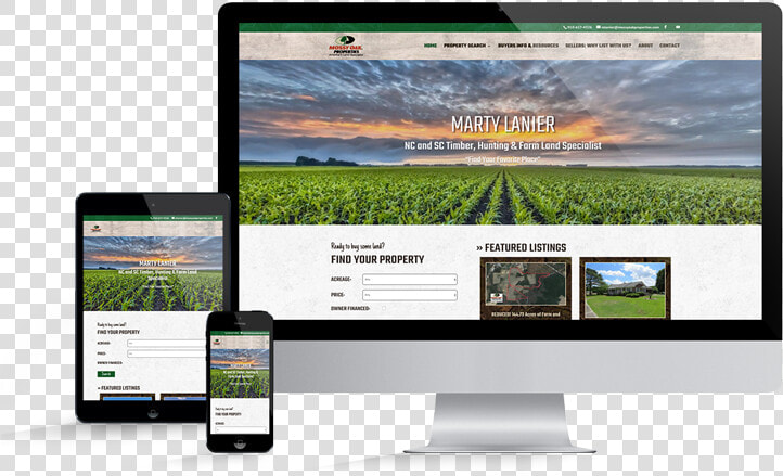 Mop Nc Land Agent Website For Marty Lanier   Turkey Website  HD Png DownloadTransparent PNG