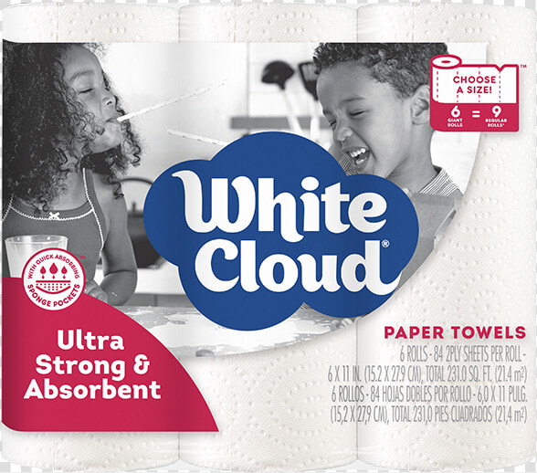 White Cloud Paper Towels  HD Png DownloadTransparent PNG