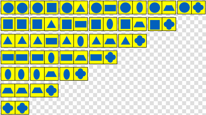 Esquema Dominó Figuras Geométricas   Dominos De Figuras Geometricas  HD Png DownloadTransparent PNG