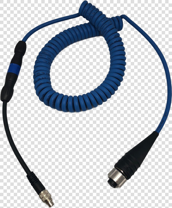 2 Pin Ms Connector Coiled Accelerometer Cables  HD Png DownloadTransparent PNG