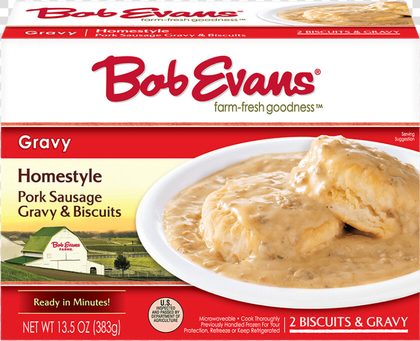 Bob Evans Refrigerated Tan Sausage Gravy  amp  Biscuits   Bob Evans Sausage Egg And Cheese Burrito  HD Png DownloadTransparent PNG