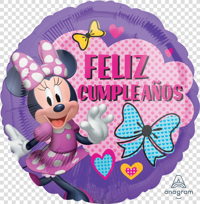 Transparent Feliz Cumple Png   Feliz Cumpleaños Minnie  Png DownloadTransparent PNG