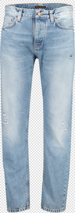 Front Image Of Nudie Jeans Steady Eddie Ii Favorite   Grlfrnd Helena Distressed High Rise Straight Leg Jeans  HD Png DownloadTransparent PNG