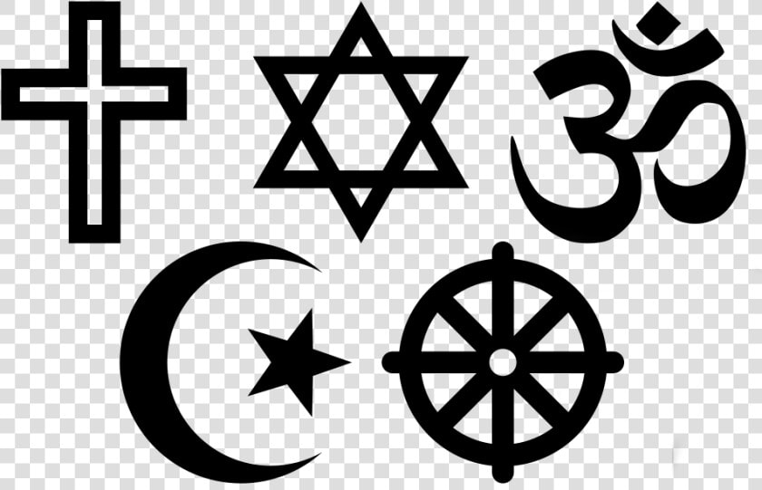 Religious Syms Copy   5 Main Religion Symbols  HD Png DownloadTransparent PNG