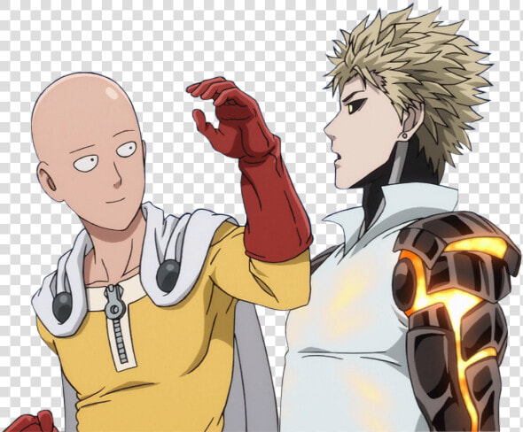 Saitama And Genos Png  Transparent PngTransparent PNG