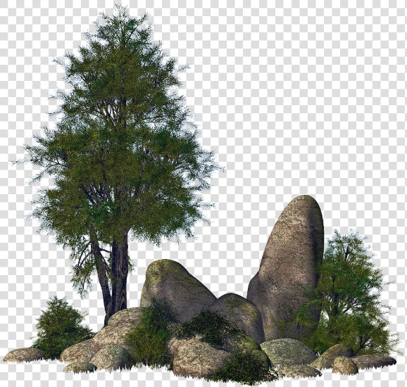  ftestickers  landscape  trees  rocks  stones   Transparent Stone Rock Png  Png DownloadTransparent PNG