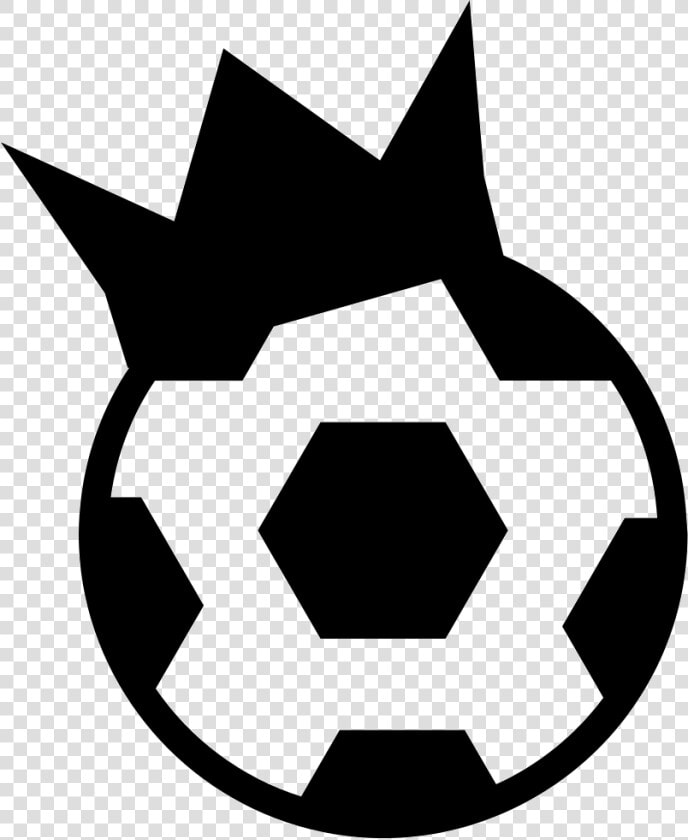 Sportive Award Symbol Of A Soccer Ball With A Crown   Soccer Award Svg  HD Png DownloadTransparent PNG