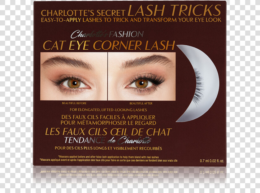 Cat Eye Corner Eyelashes Packaging   Eye Shadow  HD Png DownloadTransparent PNG