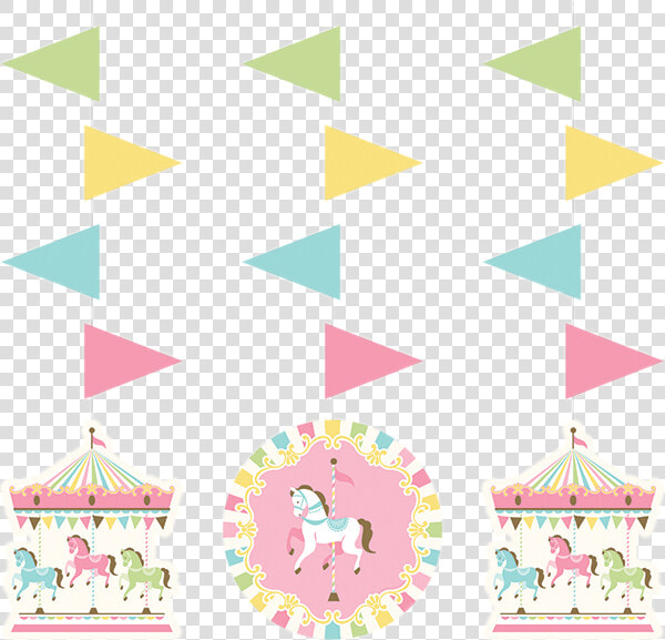 Carousel Hanging Cutouts Clipart   Png Download   Hanging Cutout For Decoration  Transparent PngTransparent PNG