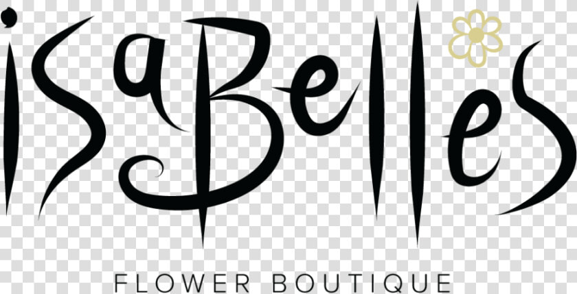 Isabelle S Flower Boutique   Calligraphy  HD Png DownloadTransparent PNG