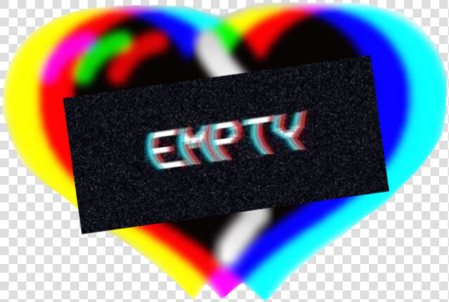  freetoedit  heart  glitch  broken  heartbroken  emty   Heart  HD Png DownloadTransparent PNG