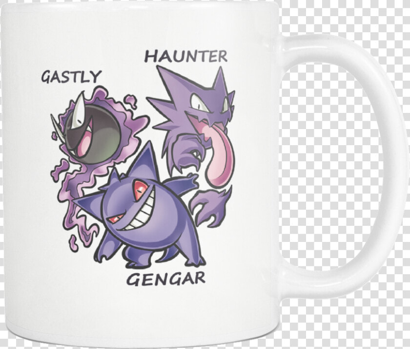 Pokemon Mug Gastly Haunter Gengar Ceramic Mug Cup   Pokemon Gastly Haunter Gengar  HD Png DownloadTransparent PNG