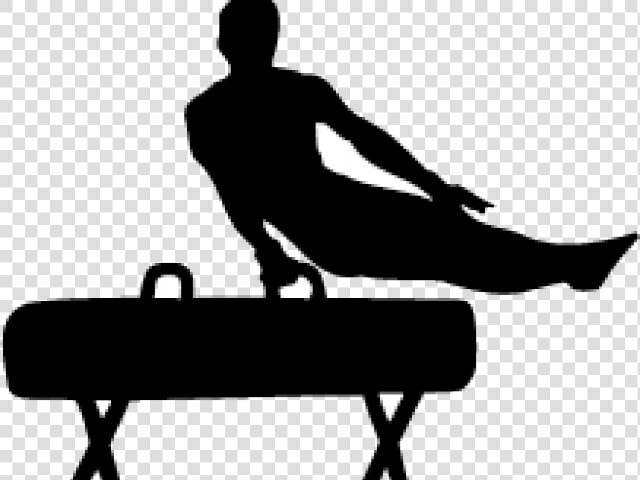 Pommel Horse Gymnastics Silhouette   Png Download   Gymnastics Pommel Horse Silhouette  Transparent PngTransparent PNG