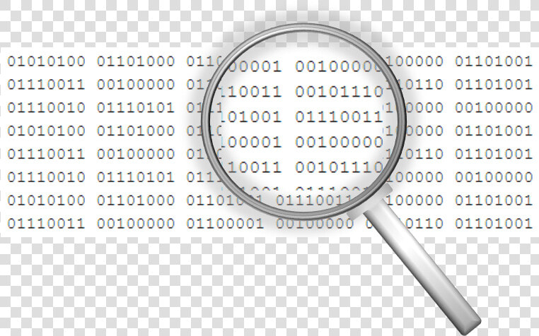 Transparent Magnifying Glass Png   Codigo Binario  Png DownloadTransparent PNG