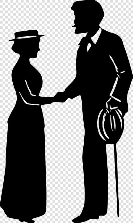 Download Free Gentleman Png File Hd Icon Favicon   Lady And Gentleman Silhouette  Transparent PngTransparent PNG