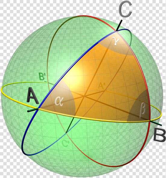 Spherical Triangle 3d   Spherical Triangle  HD Png DownloadTransparent PNG