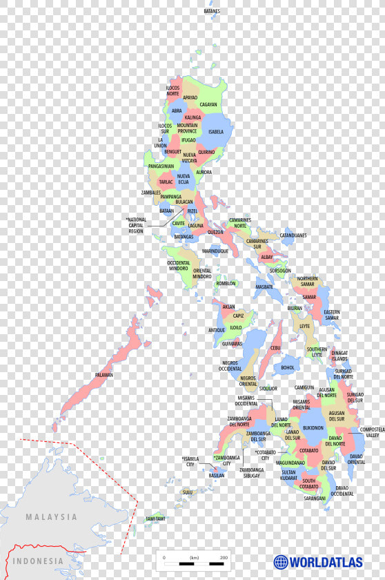 Map Of The Philippines   Philippines Map  HD Png DownloadTransparent PNG