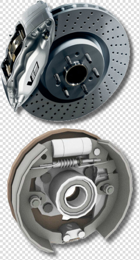 Disc Brakes   Drum Brakes   Types Of Brakes In Car  HD Png DownloadTransparent PNG