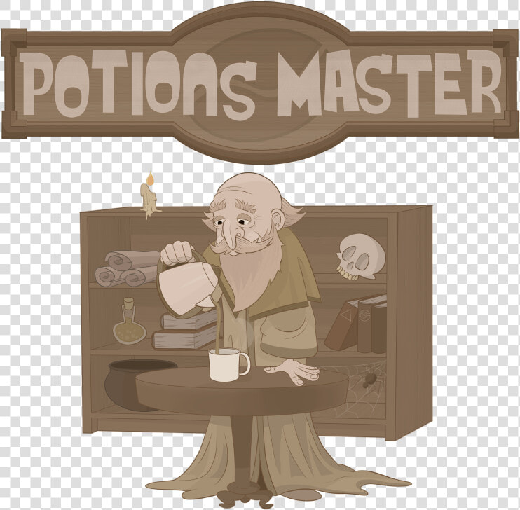 Potions Master   Cartoon  HD Png DownloadTransparent PNG