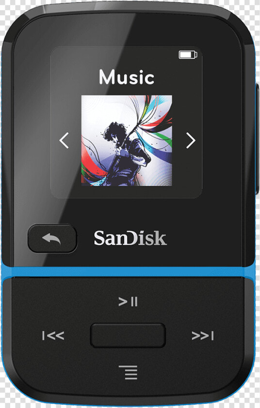 Sandisk Clip Sport Go 16gb Blue   Sandisk  HD Png DownloadTransparent PNG