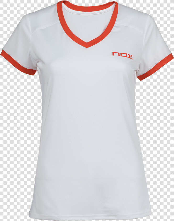 Camiseta Pádel Mujer Team Blanca   Active Shirt  HD Png DownloadTransparent PNG