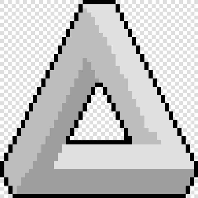 Transparent Penrose Triangle Png   Undertale Asriel Pixel Art  Png DownloadTransparent PNG