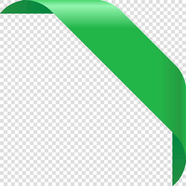 Corner Ribbon01 Green Vector Data   Green Ribbon Vector Png  Transparent PngTransparent PNG