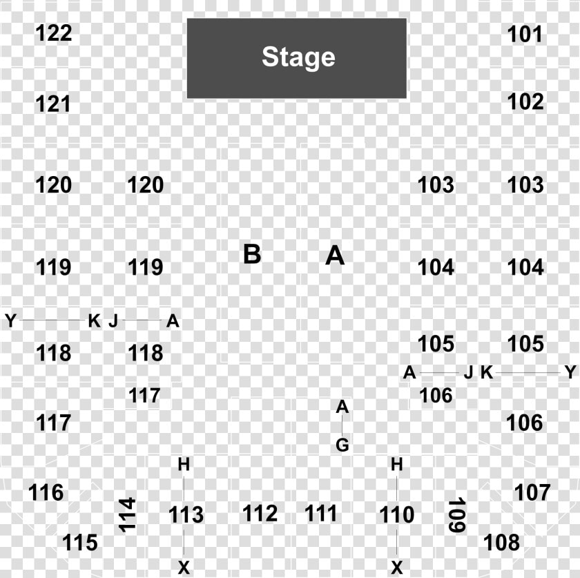 K Rock Centre Seating Chart  HD Png DownloadTransparent PNG