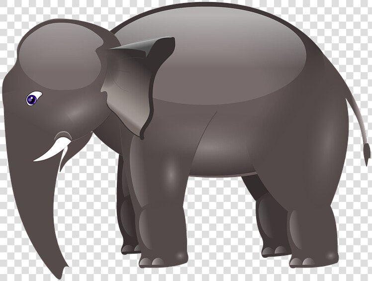 Indian Elephant African Elephant Elephants Cartoon  HD Png DownloadTransparent PNG